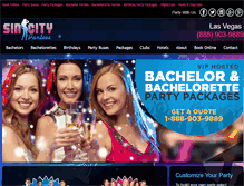 Tablet Screenshot of mysincityparty.com